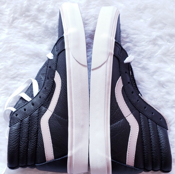 Womens Sk8 Hi Reissue Leather Flannel Violet - Picture 2 of 7